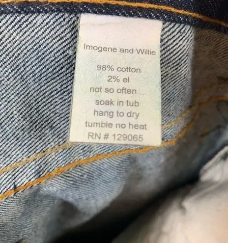 Imogen and Willie Straight Leg Jeans Size 24 NWOT Blue