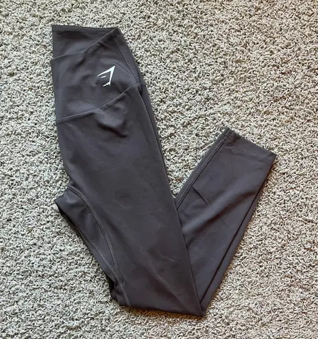 Gymshark Training Leggings Tights Brown 7/8 Cropped