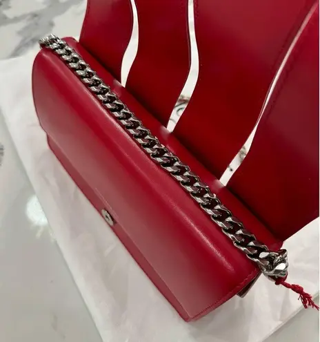 Alexander McQueen Slash Cutout Knuckle Calfskin
Shoulder Bag