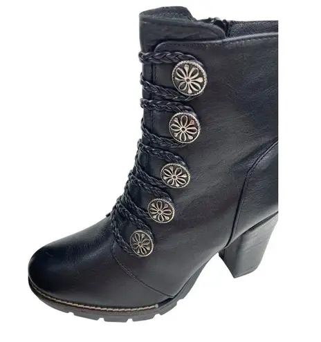 Vialibera Heeled Black Boots Women’s 7.5