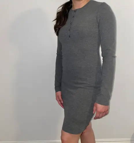 Windsor Gray Long Sleeve Dress 