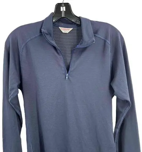 Pearl Izumi Blue X-Static Half Zip Long Sleeve Pullover Womens Medium