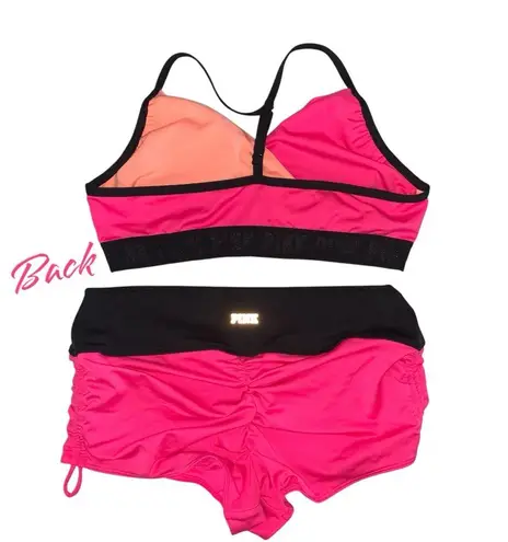 Pink Sport gym to swim set size larg Size L