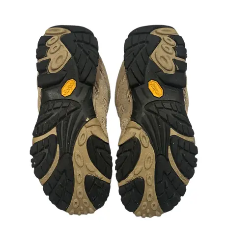 Merrell Moab 2 Vent Hiking Shoes Tan Beige Suede Womens Sz 8 (J86592)