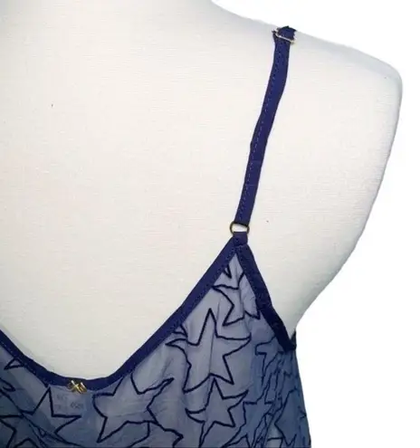 PilyQ Starry Dress in Starlight Swim Coverup Size M/L Navy Blue Medium Large