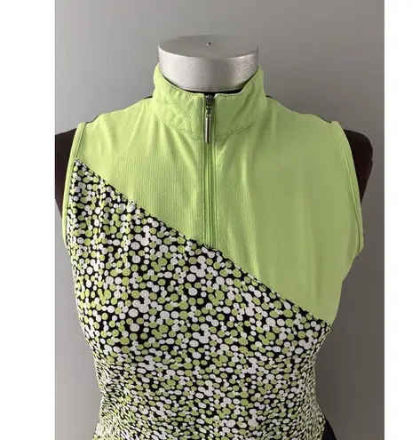 Sport Haley Dress Size S Lime Navy Wicking Golf Pickleball Tennis Pockets Blue