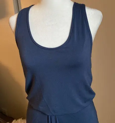 Athleta  Women’s Jersey Sleeveless Racerback Draped Front Athleisure Midi Dress