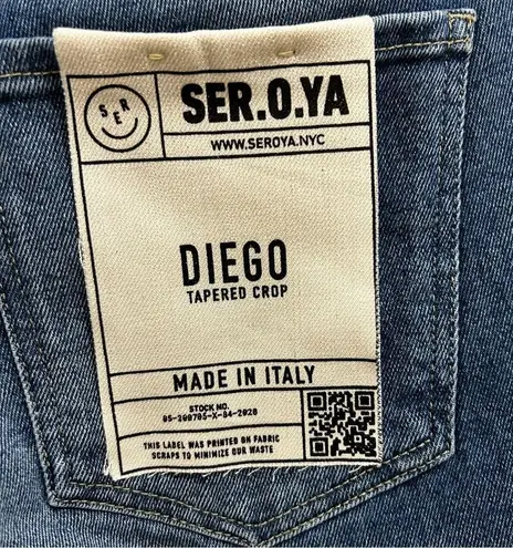SER.O.YA Diego Tapered Jeans Unisex Waist 33, Length 29 NEW w/Tags!