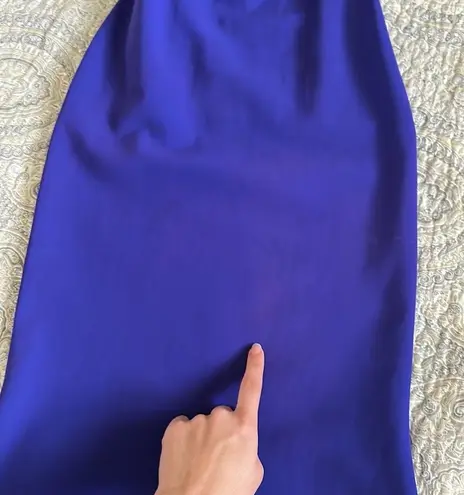 Chiara Boni 38 Purple/Blue Elisir Ruffle Gown