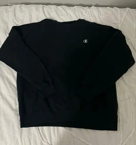 Champion Black Crewneck