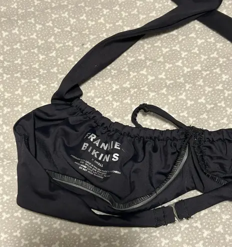 frankie's bikinis Black Bernie Halter Top