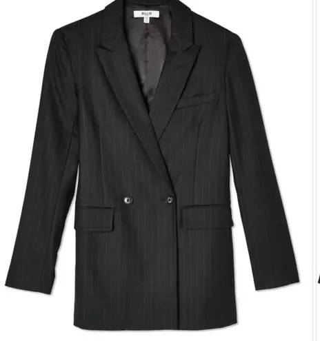Billie The Label Diana Pin Stripe Blazer Black S