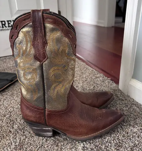Cowboy boots boot barn Brown Size 7 thumbnail 1