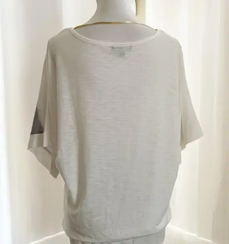 Democracy Oversized Colorful Striped Short Sleeve T-Shirt