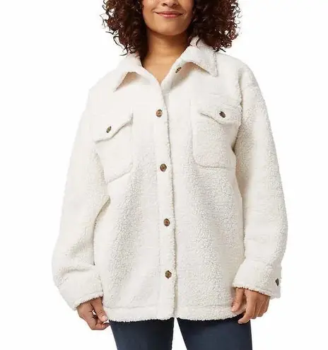 32 Degrees Heat  Ladies’ Sherpa Shacket thumbnail 2