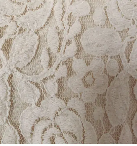 RXB Ivory Asymmetrical Tunic Sweater White Size M