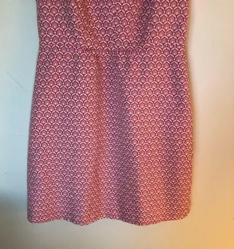 I Heart Ronson Dress Sleeveless Pink & White Sz L