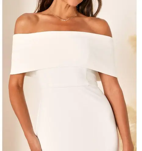 Lulus NWT Exceptional Romance White Off