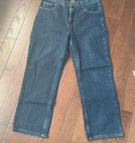 RedHead Men's Straight Leg Jeans Denim Mid Rise Dark Wash Blue Size 34x30