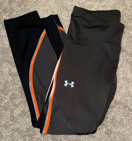 Under Armour Gray and Black Leggings