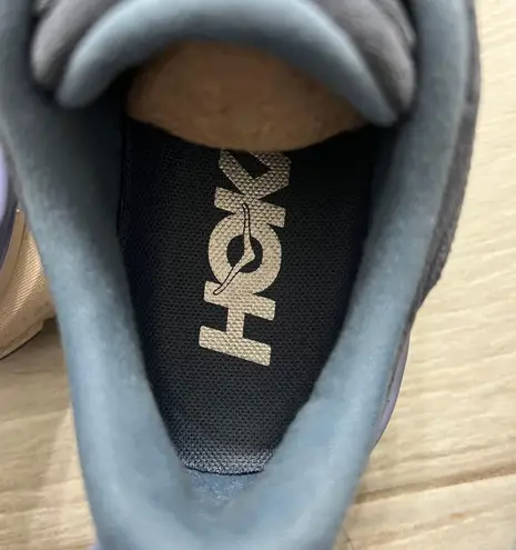 Hoka X FP Movement Clifton L Suede Sneakers Women’s Size 5.5 Ocean Blue Purple