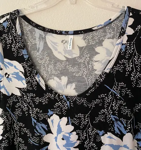 Popyoung - Short Sleeve Floral Dress