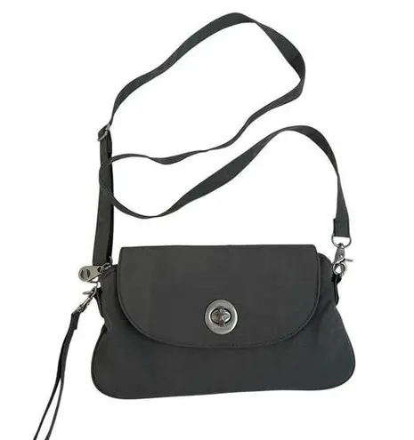 Baggallini Baggalini Monaco Clutch Purse Convertible Travel Crossbody Bag Gray Purse
