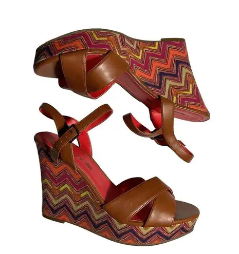 American Eagle  Multi-color wedges Size 9