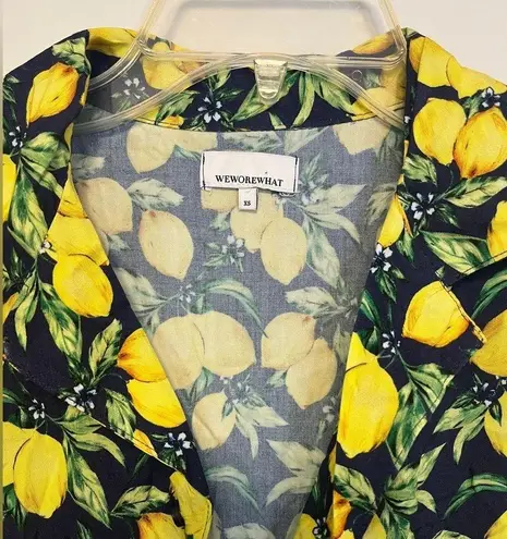 We Wore What Rare! Lemons All Over Button Down Viscose Shirt