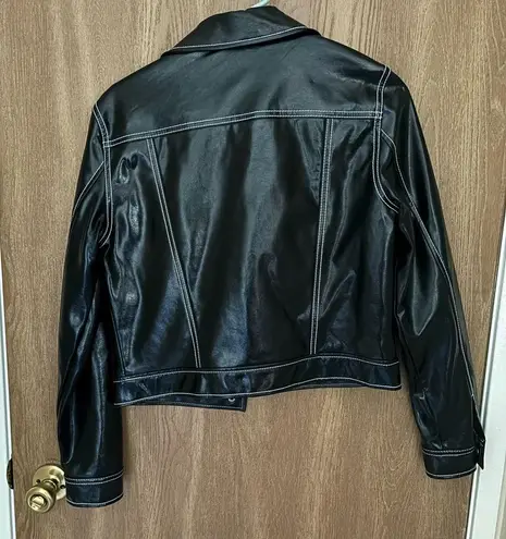 Nine West  vegan leather jacket