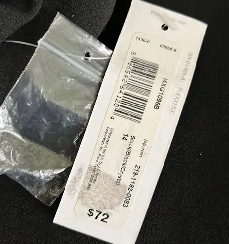 Bisou Bisou Black Dress with Crystal Belt