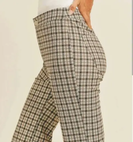 Miou Muse Plaid Flared Pants