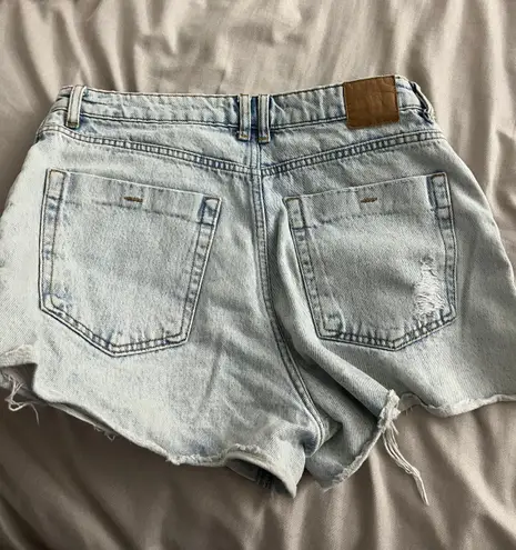 ZARA High Waisted Denim Shorts