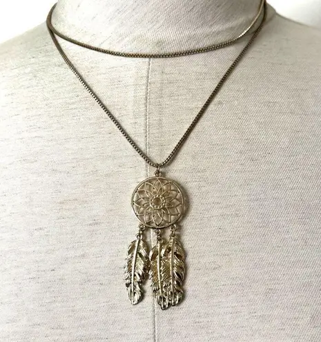Dream catcher pendant necklace