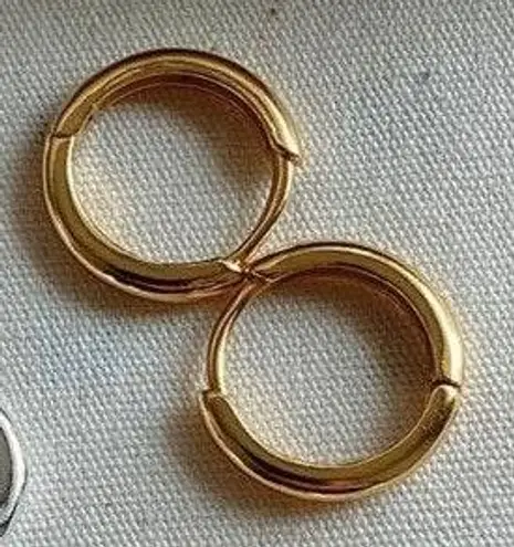 Deal Of The Day/15mm Huggies/ Gold Over Sterling Silver