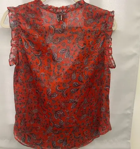 MISA Los Angeles NWT Paisley Aranciata Tank Top Size S