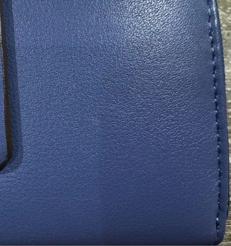 Anya Hindmarch FAITHFUL LARGE Round Long Wallet BLUEBELL