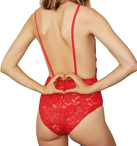 We Are HAH New Comin in HAHt Lace Bodysuit Lingerie for Women Sz Medium