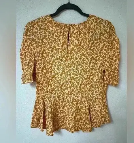 A loves A peplum top boho floral peplum top