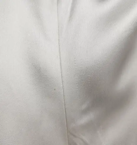 Retrofête Retrofete Lorelai White Dress Strapless Asymmetric with Side Slit Size XS/S