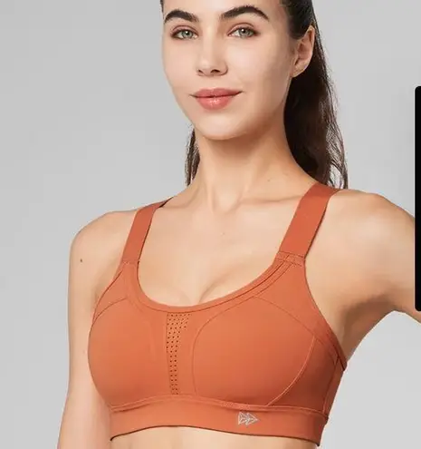 Yvette power adjustable cross back padded running sports bra size L Size L