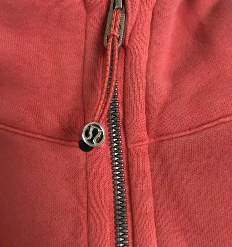 Lululemon Scuba Oversized Half-Zip Hoodie Raspberry Cream M/L 🍋