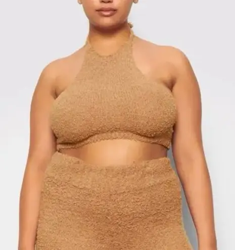 SKIMS NWT! Cozy Knit Halter Bra Top