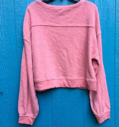 Melrose and Market Blousson Sleeve Cozy Sweatshirt S