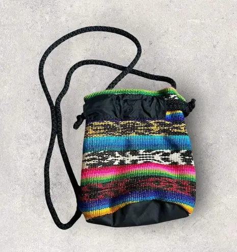 Bohemian Hippie Aztec Print Small Purse Festival Bag Made In Costa Rica