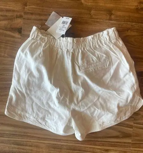 Thread and Supply Off White Paper Bag Cargo Short