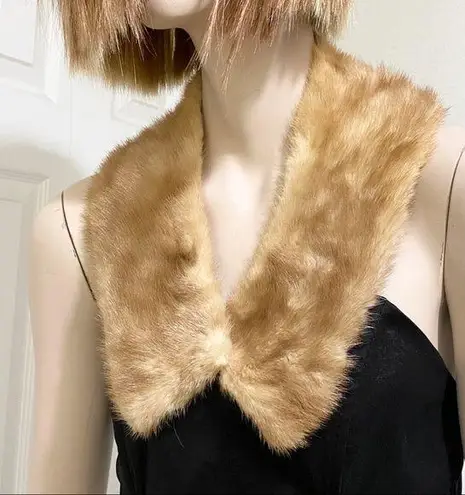 Vintage Genuine Fur Collar for Sewing DIY