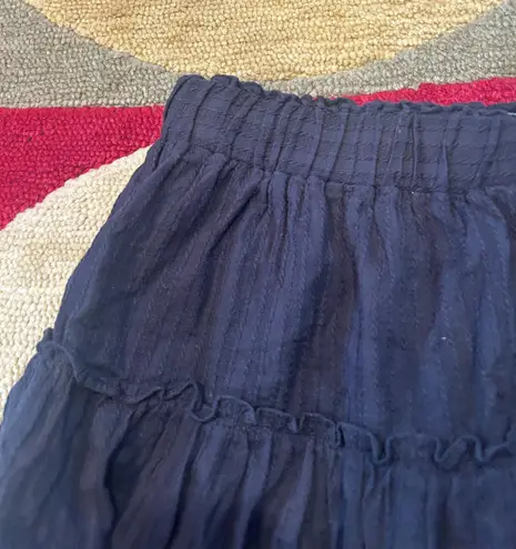 Princess Polly Black Mini Ruffle Skirt Lightweight Material Women’s Size 8