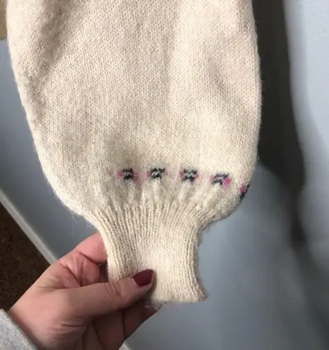 Vintage the baby alpaca nordic cream sweater Size M