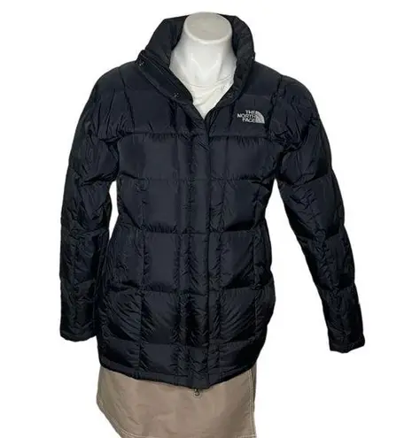 The North Face  Black PufferJacket Quilted Front & Back Logo Womens Size Small